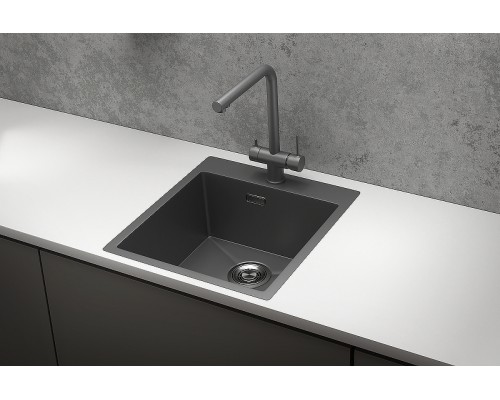 Кухонная мойка Granula 46 4600 цвет Графит матовый