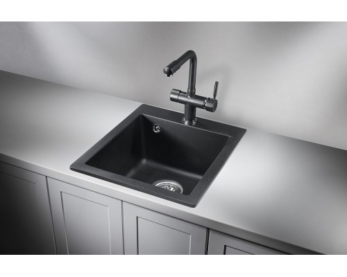 Кухонная мойка Granula 42 4201 цвет Черный