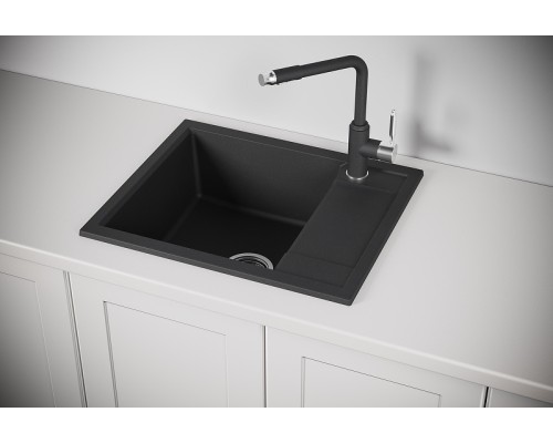 Кухонная мойка Granula 60 6002 цвет Черный