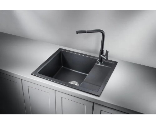 Кухонная мойка Granula 60 6002 цвет Шварц