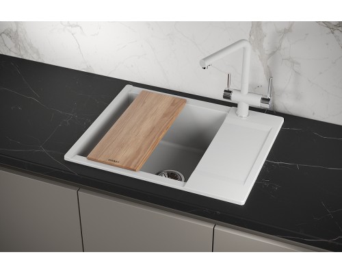 Кухонная мойка Granula Estetica 62 6202 цвет Арктик