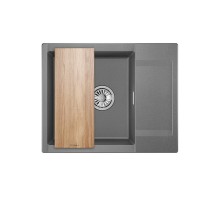 Кухонная мойка Granula Estetica 62 6202 цвет Графит