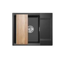 Кухонная мойка Granula Estetica 62 6202 цвет Шварц