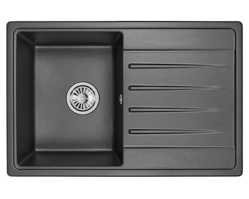 Кухонная мойка Granula Standart 76 7602 цвет Черный