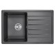 Кухонная мойка Granula Standart 76 7602 цвет Черный