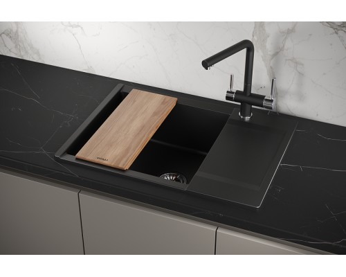 Кухонная мойка Granula Estetica 70 7003 цвет Турмалин