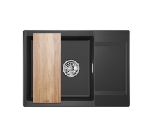 Кухонная мойка Granula Estetica 70 7003 цвет Черный
