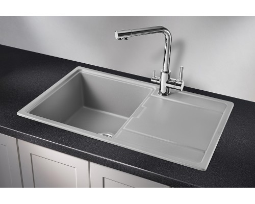 Кухонная мойка Granula 78 7804 цвет Алюминиум