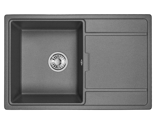 Кухонная мойка Granula 78 7804 цвет Графит