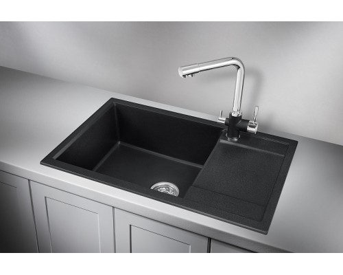 Кухонная мойка Granula 78 7805 цвет Черный