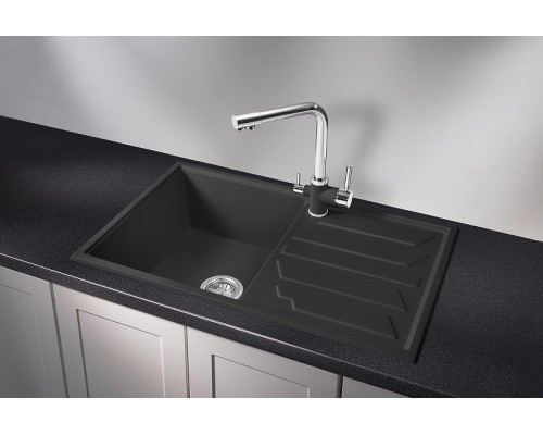 Кухонная мойка Granula 80 8002 цвет Турмалин