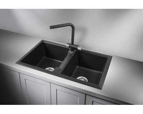 Кухонная мойка Granula 81 8101 цвет Черный