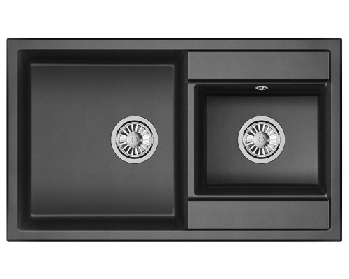 Кухонная мойка Granula 82 8201 цвет Черный