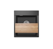 Кухонная мойка Granula Estetica 47 4701 цвет Черный