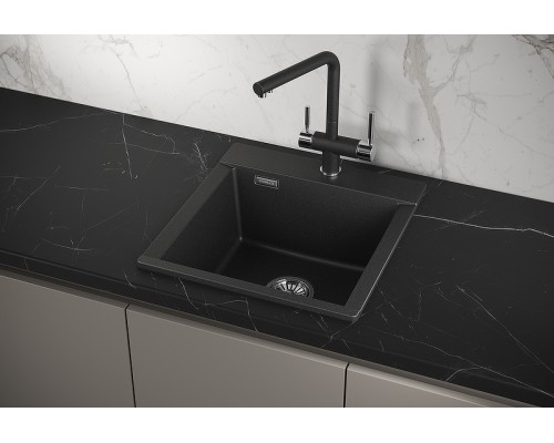 Кухонная мойка Granula Estetica 47 4701 цвет Черный