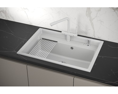 Кухонная мойка Granula Kitchen Space 73 7301 цвет Арктик