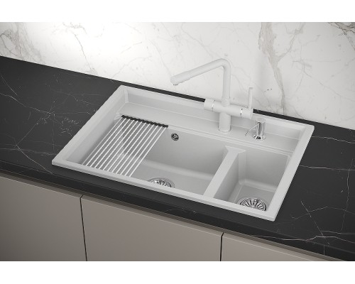 Кухонная мойка Granula Kitchen Space 73 7302 цвет Арктик