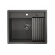 Кухонная мойка Granula Kitchen Space 60 6051 цвет Графит матовый