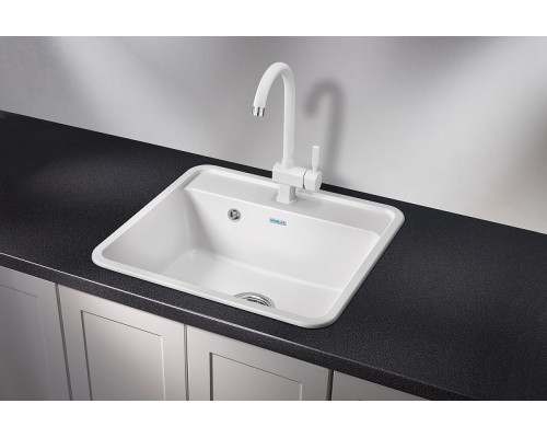 Кухонная мойка Granula Standart 56 5601 цвет Белый