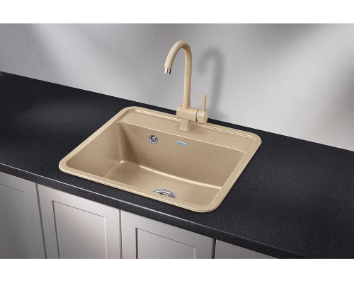Кухонная мойка Granula Standart 56 5601 цвет Бежевый