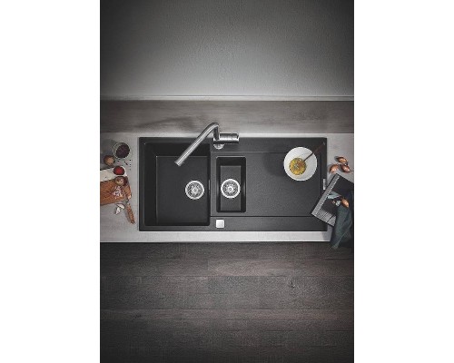 Кухонная мойка Grohe K500 100 31646AP0 Черный гранит