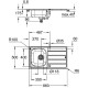 Кухонная мойка Grohe K200 86 31552SD1 Нержавеющая сталь