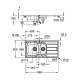 Кухонная мойка Grohe K200 96 31564SD1 Нержавеющая сталь