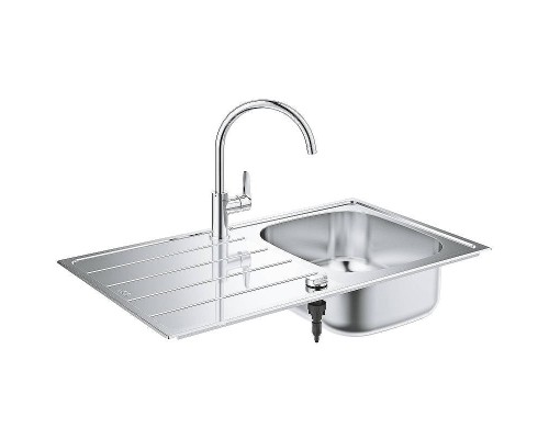 Кухонная мойка Grohe K200 31562SD1 со смесителем Нержавеющая сталь