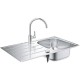 Кухонная мойка Grohe K200 31562SD1 со смесителем Нержавеющая сталь