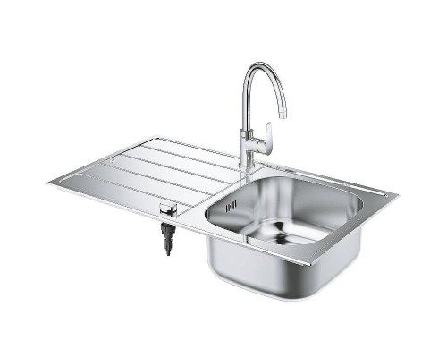 Кухонная мойка Grohe K200 31562SD1 со смесителем Нержавеющая сталь
