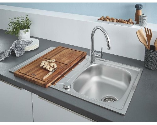 Кухонная мойка Grohe K200 31562SD1 со смесителем Нержавеющая сталь