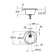 Кухонная мойка Grohe K200 51 31656AT0 Серый гранит