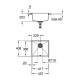 Кухонная мойка Grohe K700 46 31653AP0 Черный гранит