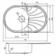 Кухонная мойка Iddis Suno 77 L SUN77PLi77 цвет Сталь полированная