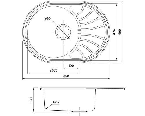 Кухонная мойка Iddis Suno S 65 SUN65SDi77 Сатин