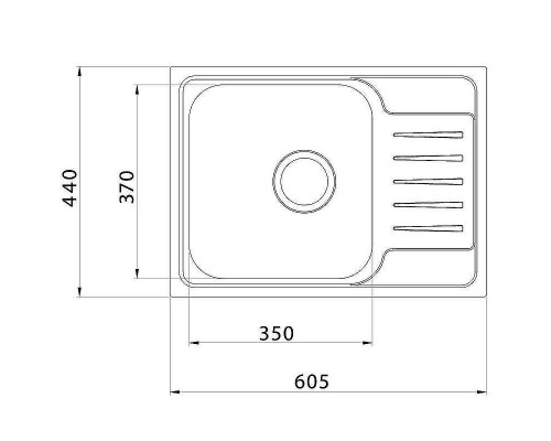 Кухонная мойка Iddis Sound 60 SND60SDi77 Сатин