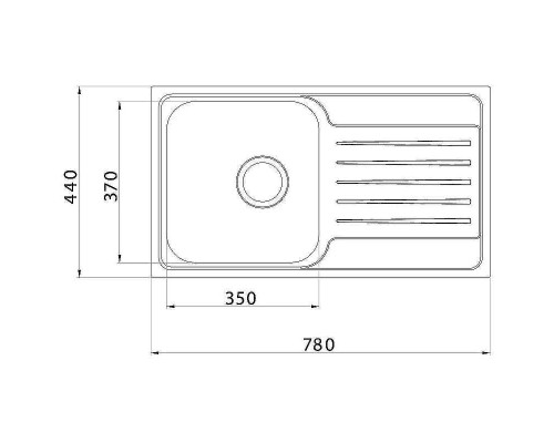 Кухонная мойка Iddis Sound 78 SND78SDi77 Сатин