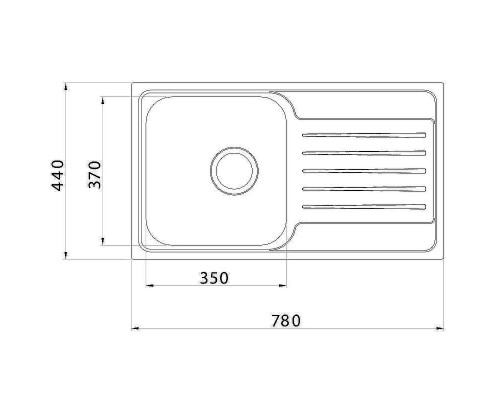 Кухонная мойка Iddis Sound 78 SND78PDi77 Сталь