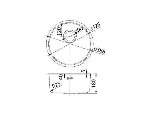 Кухонная мойка Iddis Edifice 42 EDI42G0i77 Графит