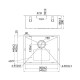 Кухонная мойка Iddis Edifice 54 EDI54G0i77 Графит
