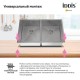 Кухонная мойка Iddis Edifice 75 EDI75G2i77 Графит
