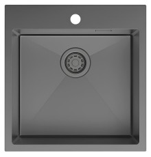 Кухонная мойка Iddis Haze 49 HAZ49GMi77 Графит матовый