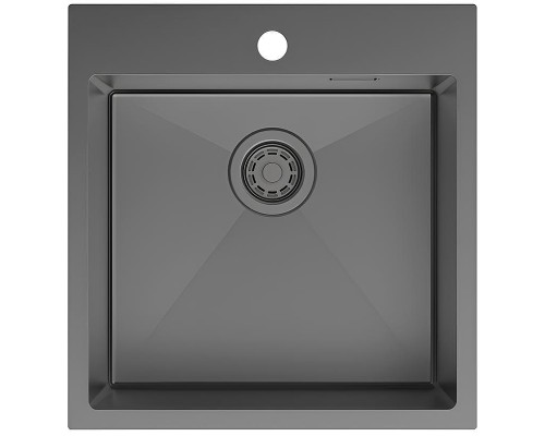 Кухонная мойка Iddis Haze 49 HAZ49GMi77 Графит матовый
