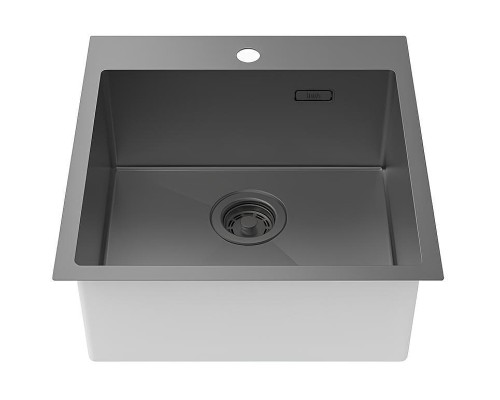 Кухонная мойка Iddis Haze 49 HAZ49GMi77 Графит матовый
