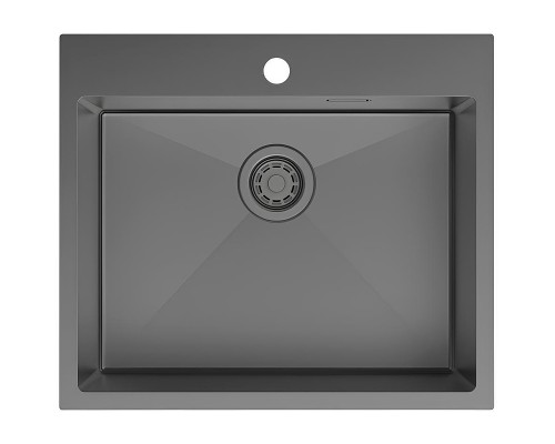 Кухонная мойка Iddis Haze 59 HAZ59GMi77 Графит матовый