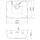 Кухонная мойка Iddis Mate 53 MAT53GMi77 Графит матовый