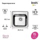 Кухонная мойка Iddis Strit S 48 STR48P0i77S Сталь