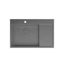Кухонная мойка Lemark Kezadra 780L 9936151 цвет Графит