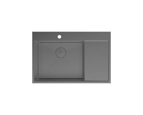 Кухонная мойка Lemark Kezadra 780L 9936151 цвет Графит