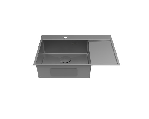 Кухонная мойка Lemark Kezadra 780L 9936151 цвет Графит
